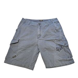 Vintage Y2k Fox Racing Cargo Shorts